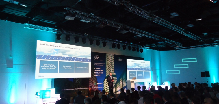 The conference "Hybrid IT" organized for Hewlett Packard Enterprise