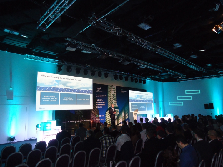 The conference "Hybrid IT" organized for Hewlett Packard Enterprise